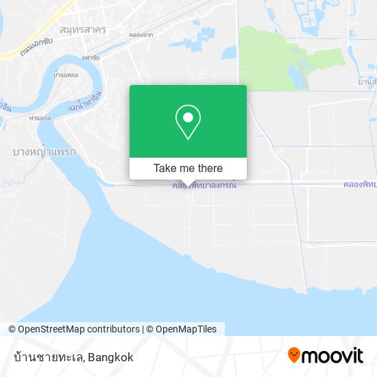 บ้านชายทะเล map