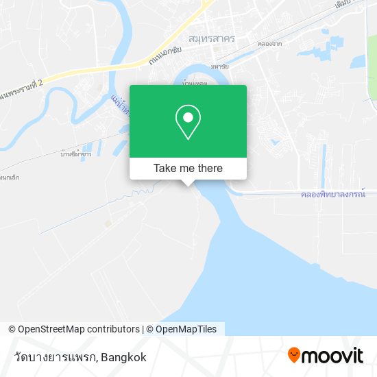 วัดบางยารแพรก map