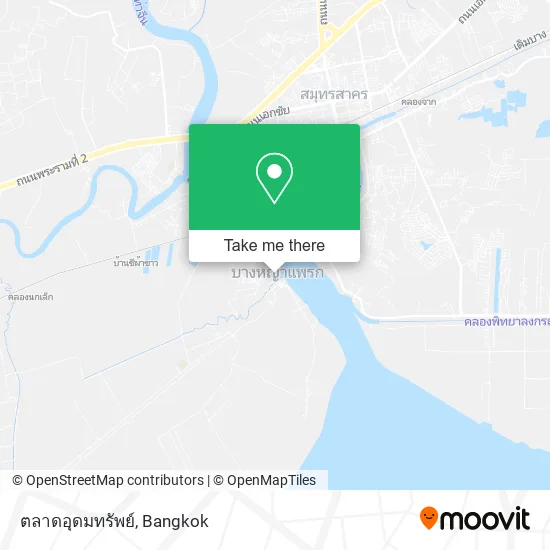 ตลาดอุดมทรัพย์ map