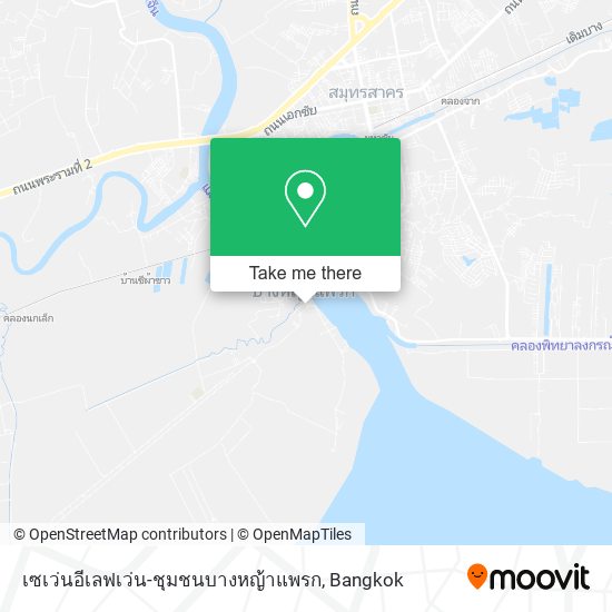 เซเว่นอีเลฟเว่น-ชุมชนบางหญ้าแพรก map