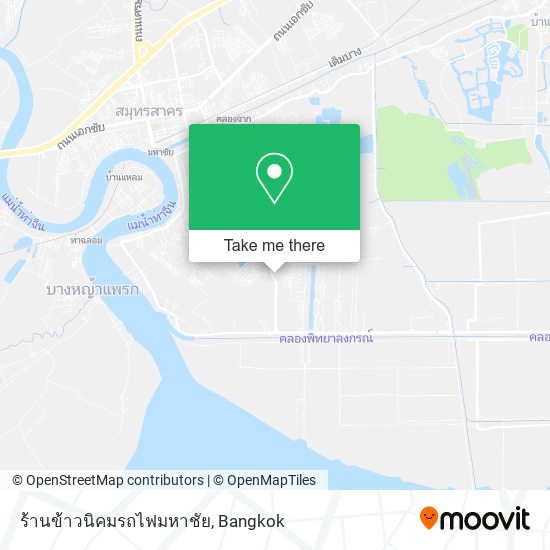 ร้านข้าวนิคมรถไฟมหาชัย map