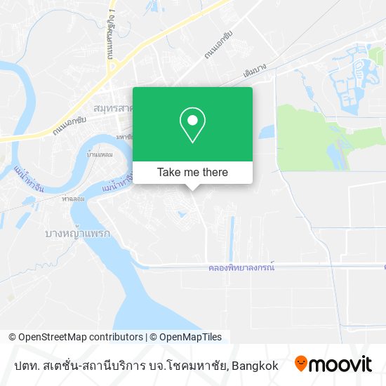 ปตท. สเตชั่น-สถานีบริการ บจ.โชคมหาชัย map