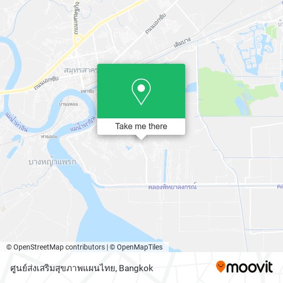 ศูนย์ส่งเสริมสุขภาพแผนไทย map