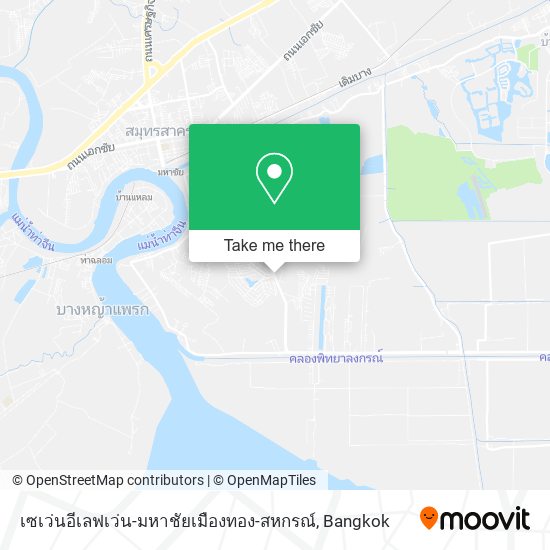 เซเว่นอีเลฟเว่น-มหาชัยเมืองทอง-สหกรณ์ map