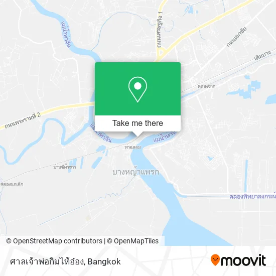 ศาลเจ้าพ่อกิมไท้อ๋อง map