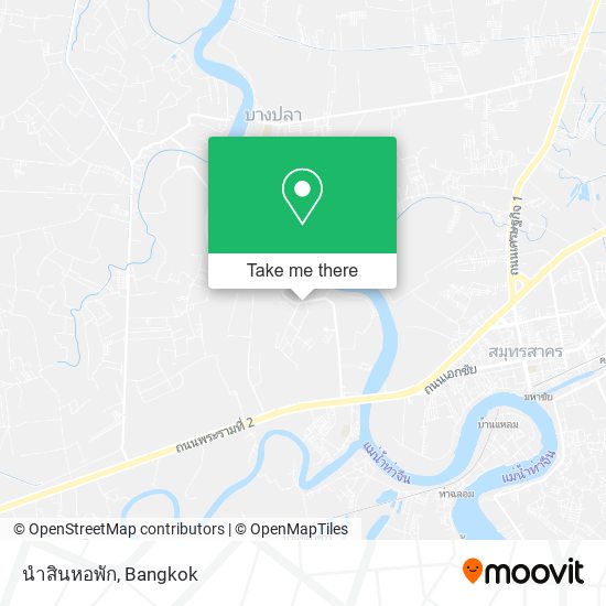 นําสินหอพัก map
