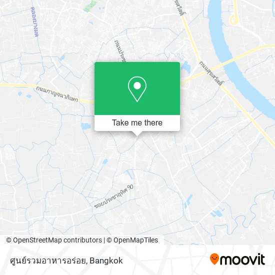 ศูนย์รวมอาหารอร่อย map