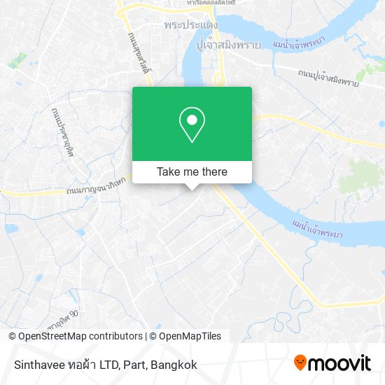 Sinthavee ทอผ้า LTD, Part map
