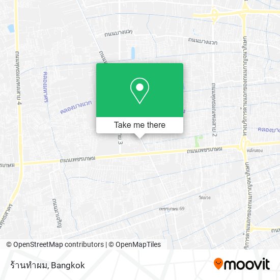 ร้านทําผม map