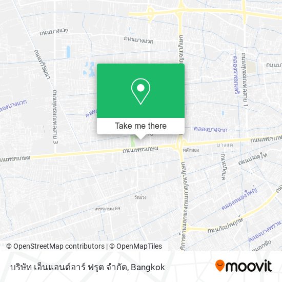 บริษัท เอ็นแอนด์อาร์ ฟรุต จํากัด map