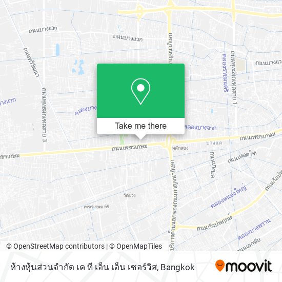 ห้างหุ้นส่วนจํากัด เค ที เอ็น เอ็น เซอร์วิส map