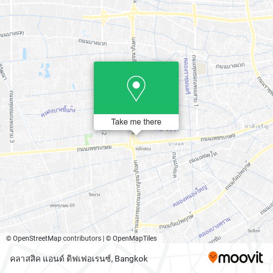 คลาสสิค แอนด์ ดิฟเฟอเรนซ์ map