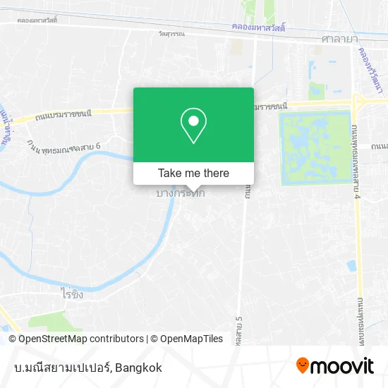 บ.มณีสยามเปเปอร์ map
