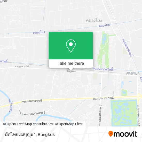 ผัดไทยแม่บุญมา map