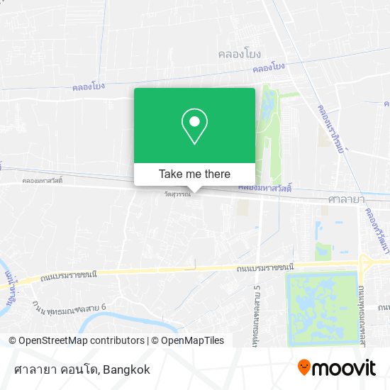 ศาลายา คอนโด map