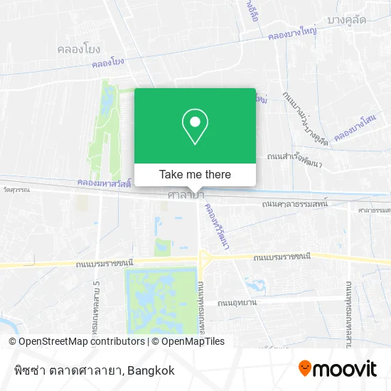 พิซซ่า ตลาดศาลายา map