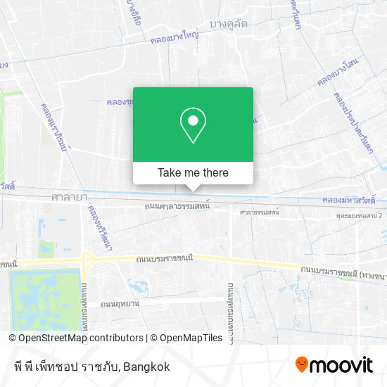พี พี เพ็ทชอป ราชภับ map