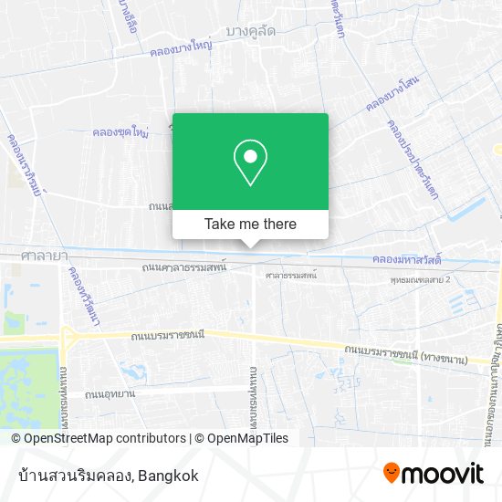 บ้านสวนริมคลอง map