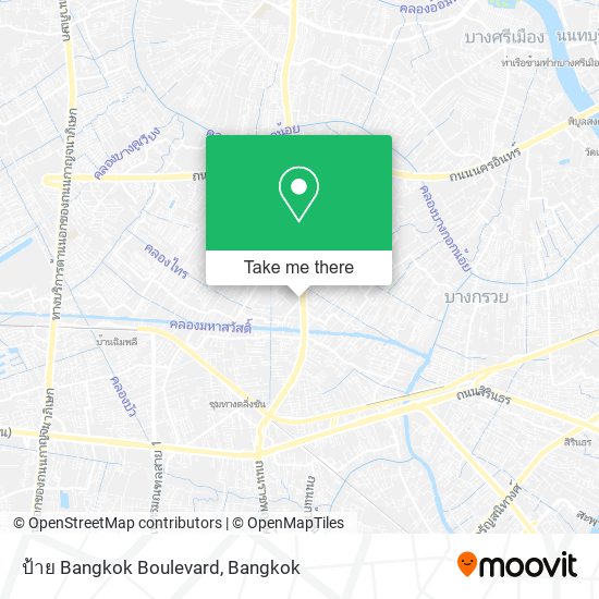 ป้าย Bangkok Boulevard map