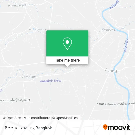พิซซ่าสามพราน map