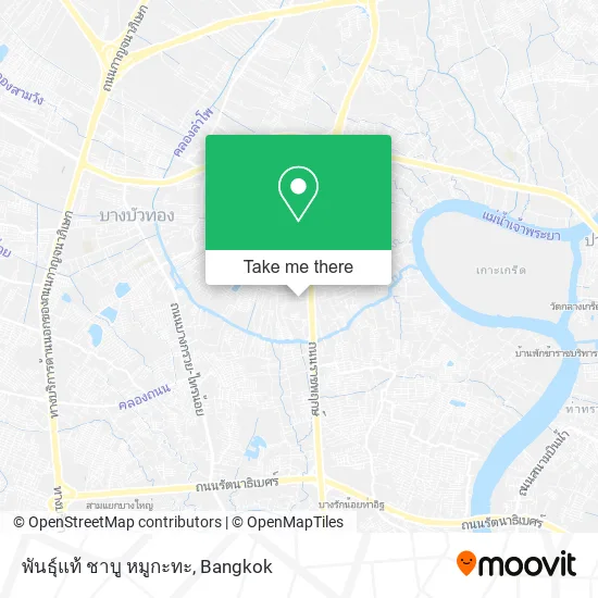 พันธุ์แท้ ชาบู หมูกะทะ map