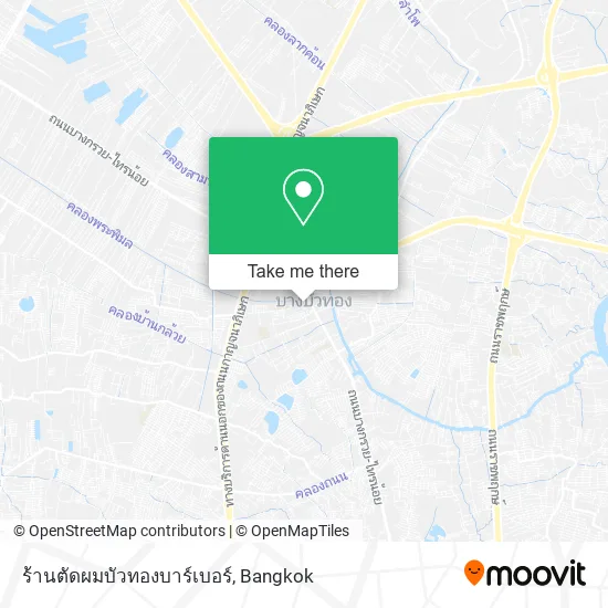 ร้านตัดผมบัวทองบาร์เบอร์ map