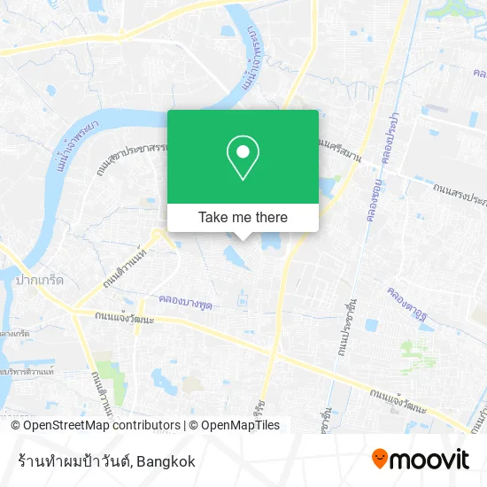 ร้านทําผมป้าวันต์ map