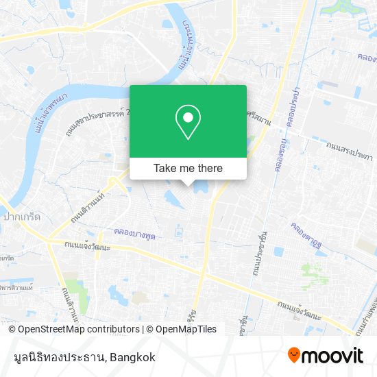 มูลนิธิทองประธาน map