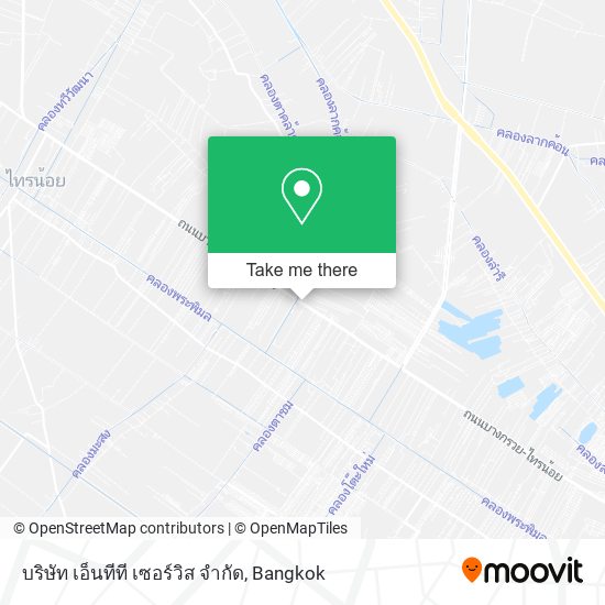 บริษัท เอ็นทีที เซอร์วิส จํากัด map