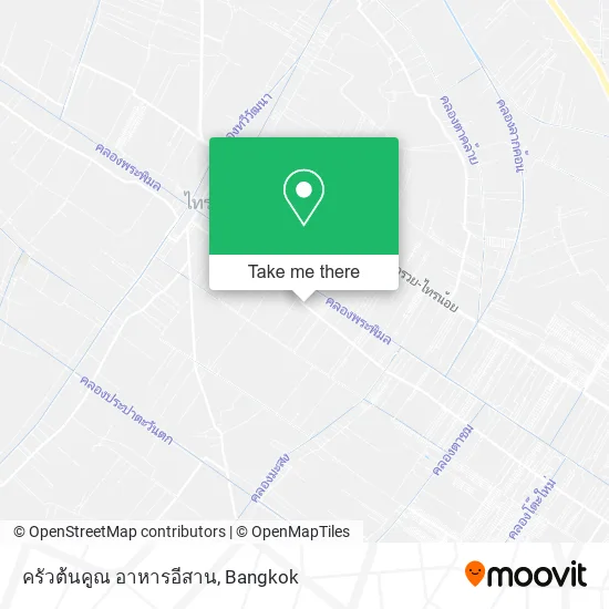 ครัวต้นคูณ อาหารอีสาน map