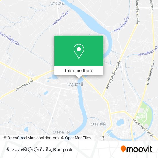 ช้างคอฟฟี่ตุ๊กตุ๊กมือถือ map