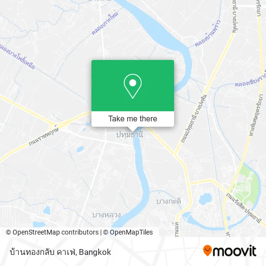 บ้านทองกลับ คาเฟ่ map