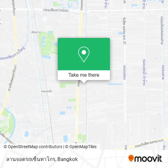 ลานจอดรถเซ็นทาโกร map