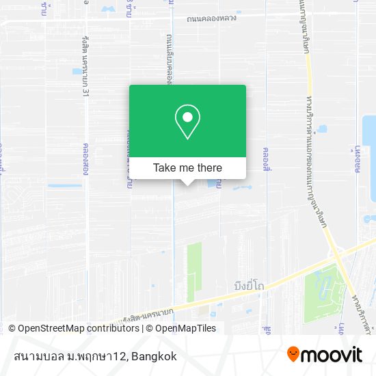 สนามบอล ม.พฤกษา12 map