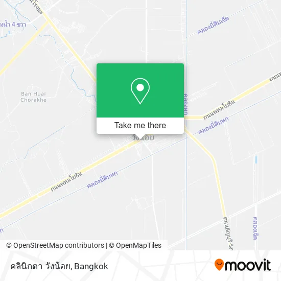 คลินิกตา วังน้อย map