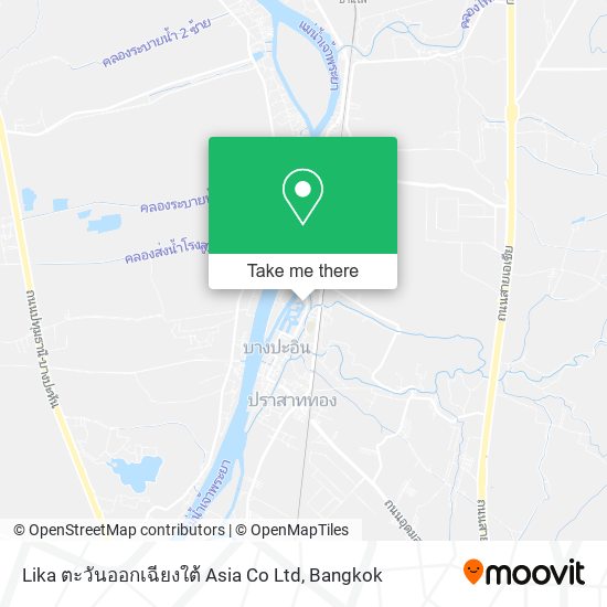 Lika ตะวันออกเฉียงใต้ Asia Co Ltd map