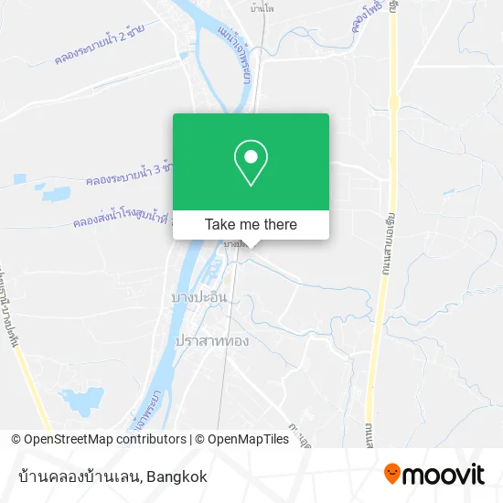 บ้านคลองบ้านเลน map
