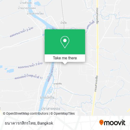 ธนาคารกสิกรไทย map
