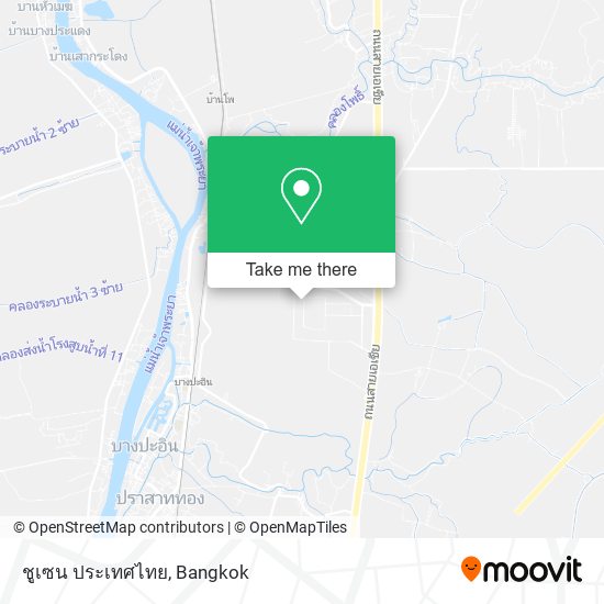 ชูเซน ประเทศไทย map