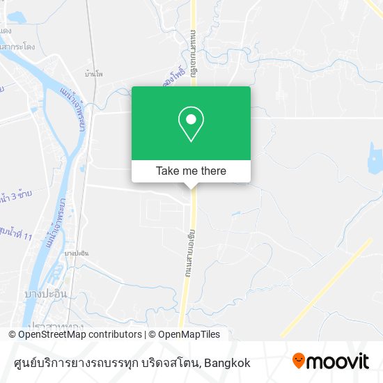 ศูนย์บริการยางรถบรรทุก บริดจสโตน map