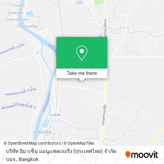 บริษัท อิมาเซ็น แมนูแฟคเจอริ่ง (ประเทศไทย) จํากัด บมจ. map