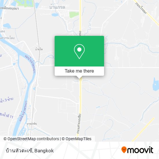 บ้านหัวตะเข้ map