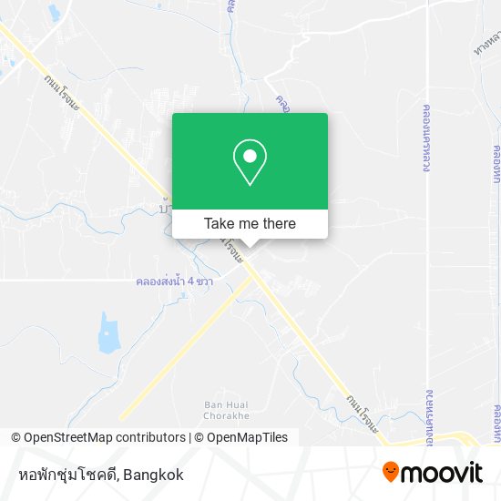 หอพักชุ่มโชคดี map