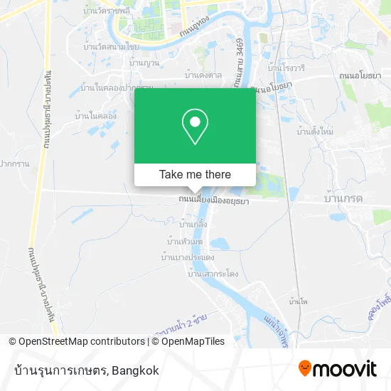 บ้านรุนการเกษตร map