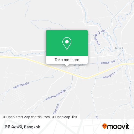 ทีที ค็อฟฟี่ map