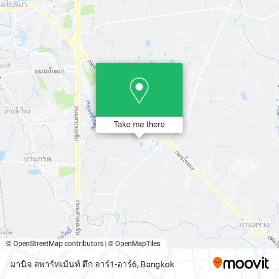 มานิจ อพาร์ทเม้นท์ ตึก อาร์1-อาร์6 map