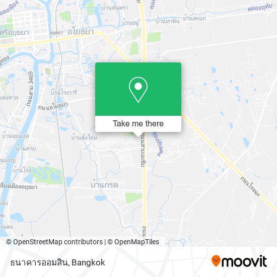 ธนาคารออมสิน map