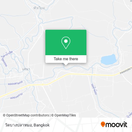 วัดบางปลาหมอ map