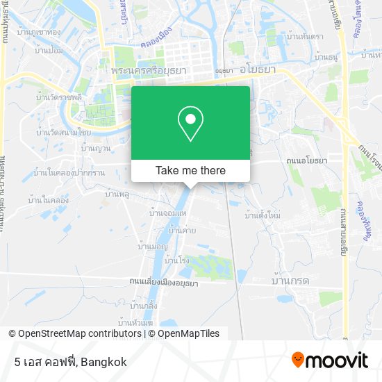 5 เอส คอฟฟี่ map