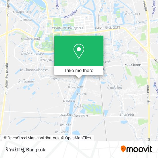 ร้านป้าฟู map